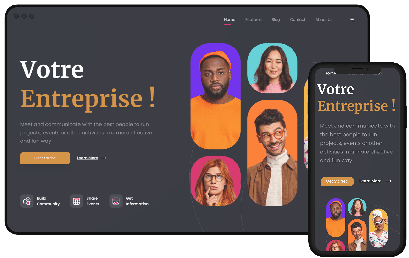 Un site web professionnel pour